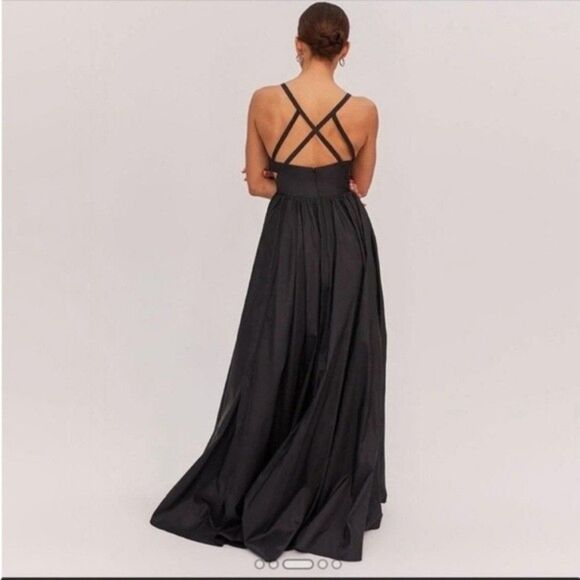 Fame and Partners Womens Size 2 Queen of Peace Navy Blue Dress - Picture 4 of 10